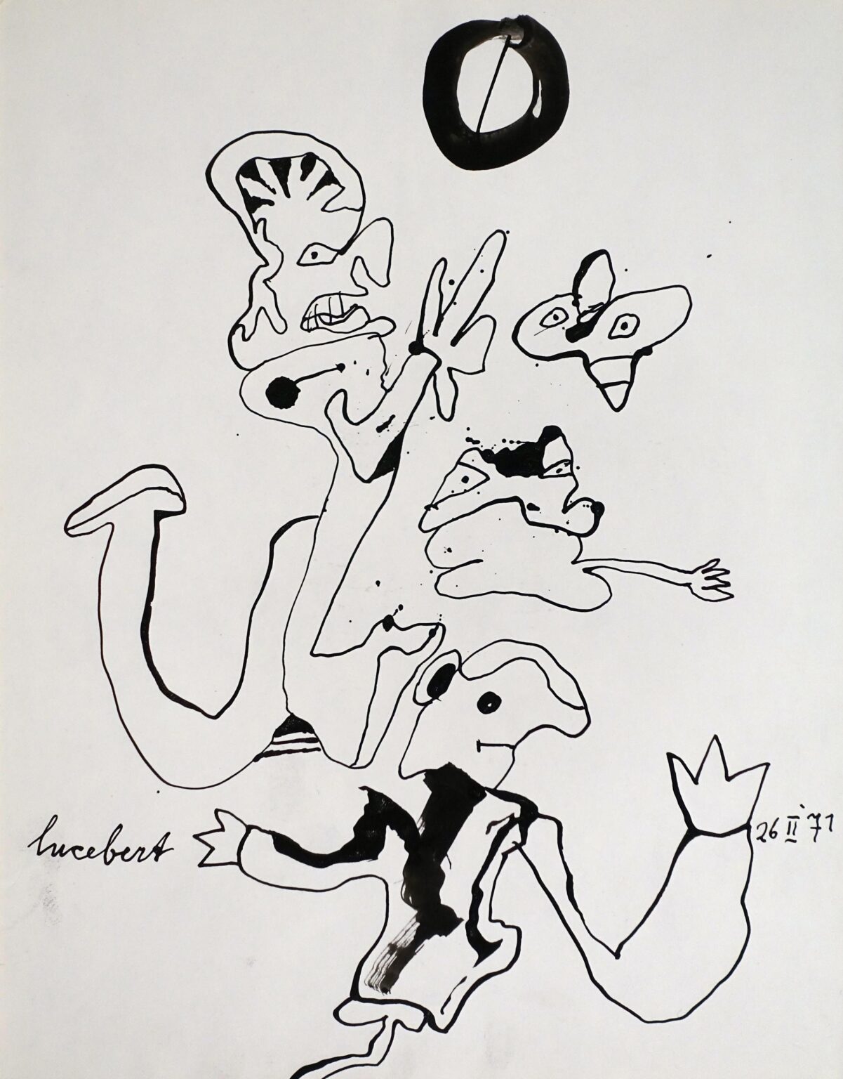 Ohne Titel (26 II &rsquo;71) - Lucebert 