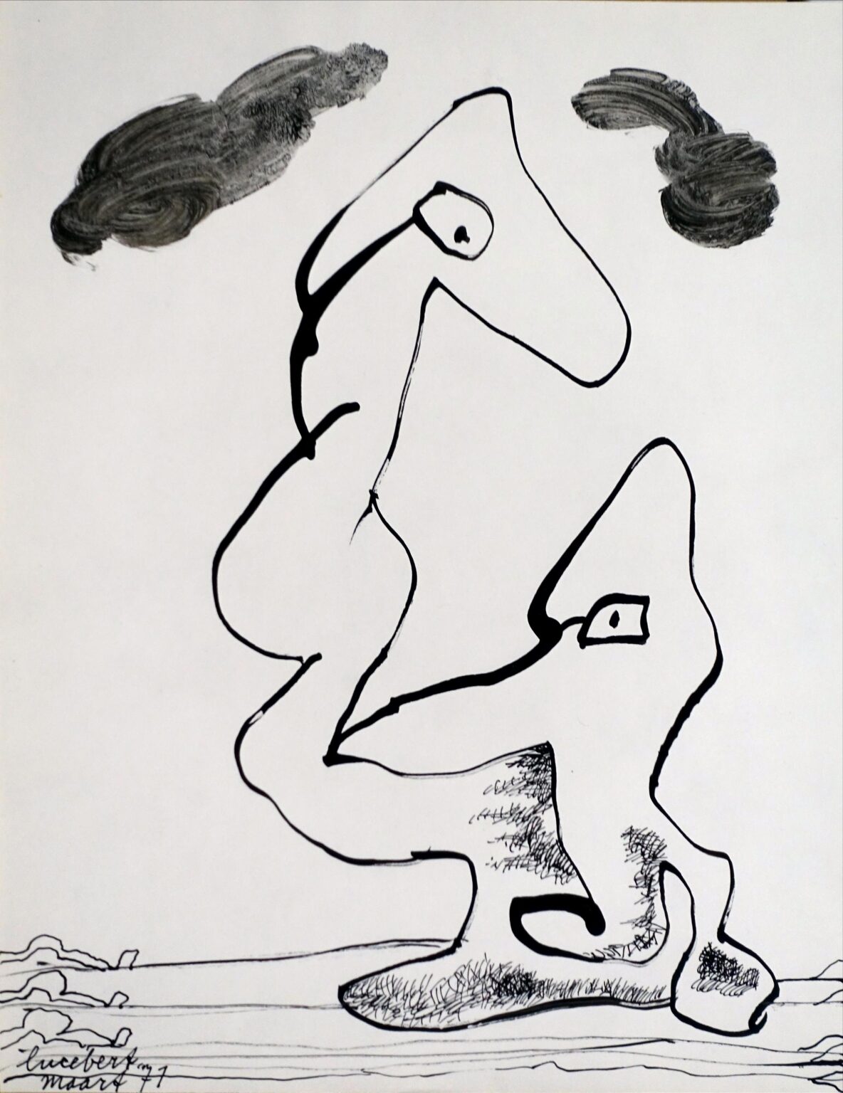 Ohne Titel (maart &rsquo;71) - Lucebert 