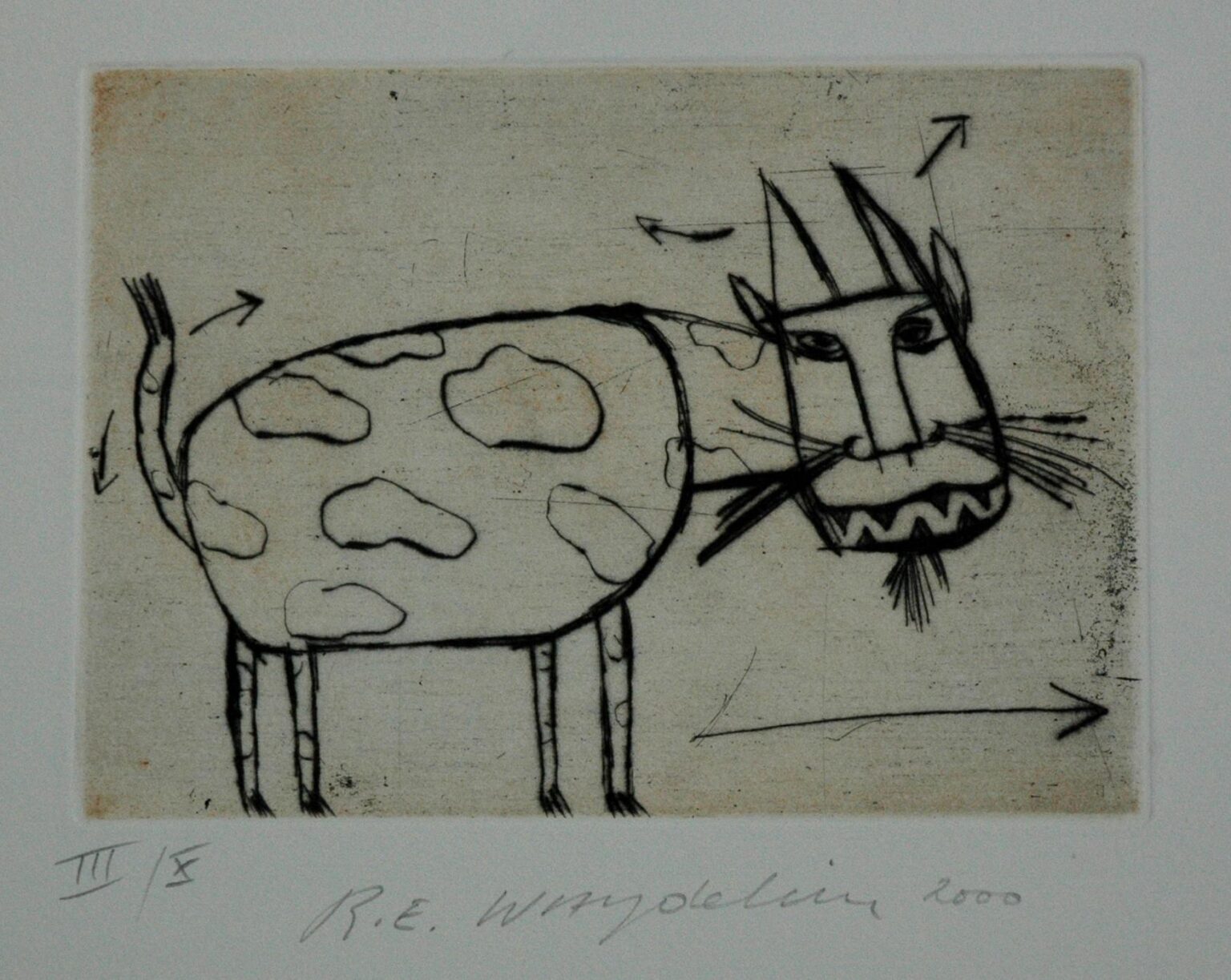 Ohne Titel (Wildkatze) - Raymond E. Waydelich 