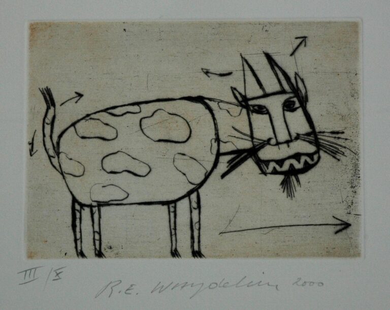 Ohne Titel (Wildkatze) - Raymond E. Waydelich 