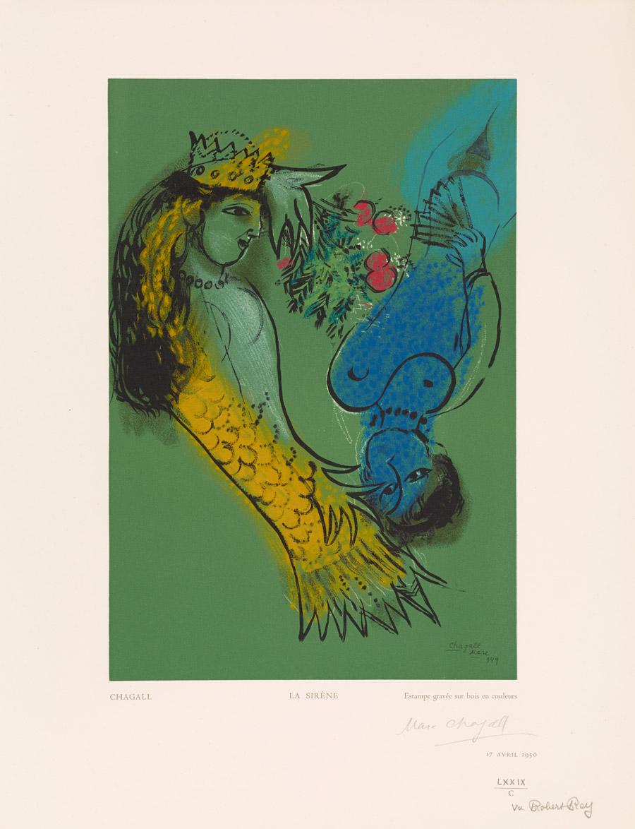 La Sir&egrave;ne - Marc Chagall 