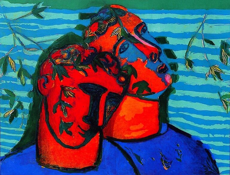 Scena D´Affetto - Sandro Chia 