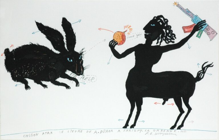 Chiron atak le lievre de A. Dürer - Raymond E. Waydelich 