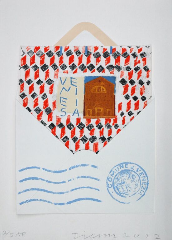 Postcard from Venice – San Pantalon, Veniesia - Joe Tilson 