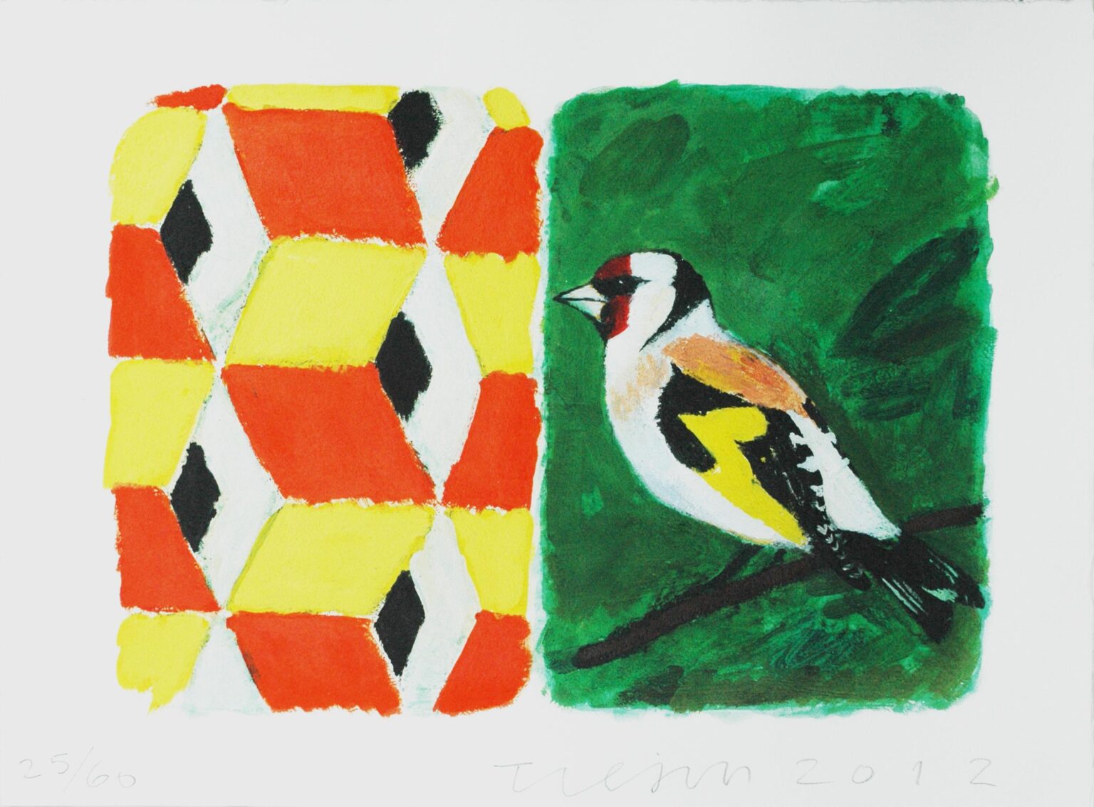 The Stones of Venice &ndash; Goldfinch (Diptychon) - Joe Tilson 