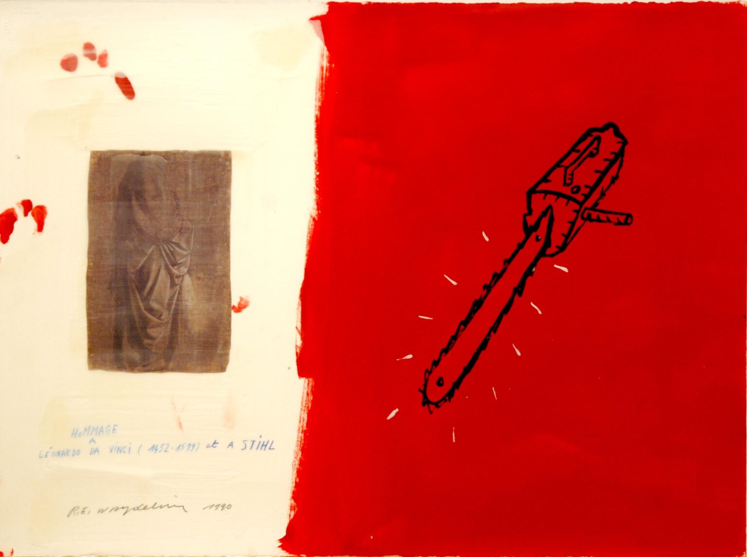 Hommage &agrave; Leonardo da Vinci et &agrave; Stihl - Raymond E. Waydelich 