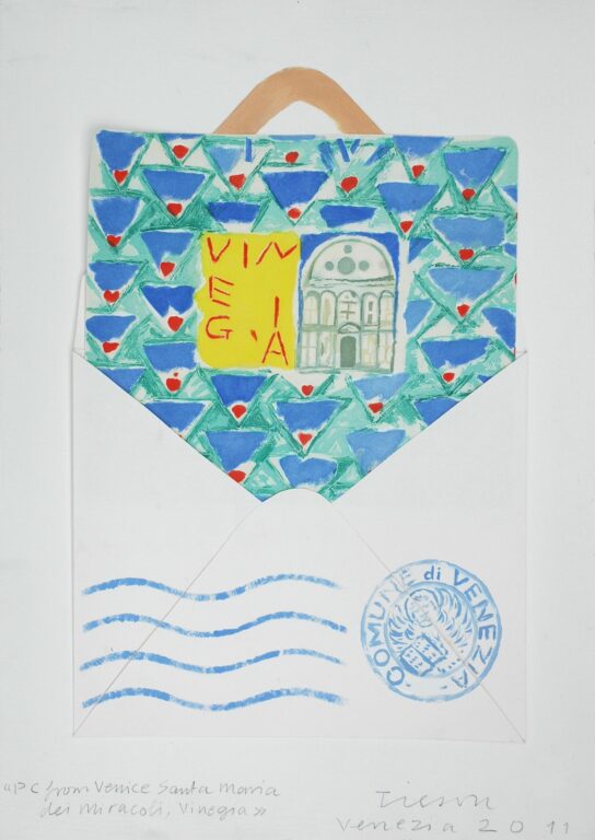 Postcard from Venice – Santa Maria dei Miracoli, Venegia - Joe Tilson 