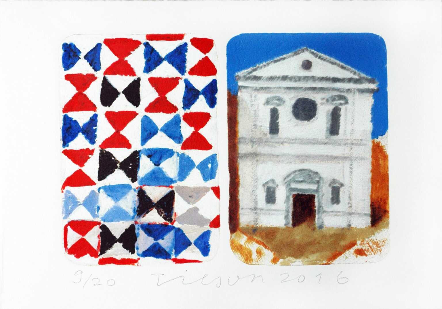 The Stones of Venice &ndash; San Sebastiano - Joe Tilson 