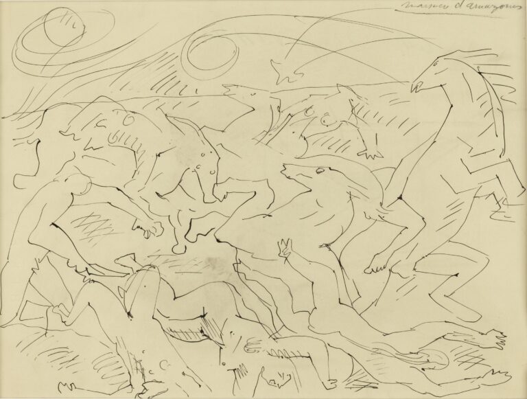 Massacre d’Amazones - André Masson 