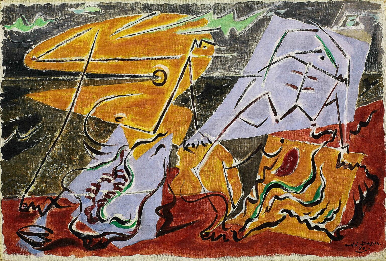 Figures et Coquillages - Andr&eacute; Masson 