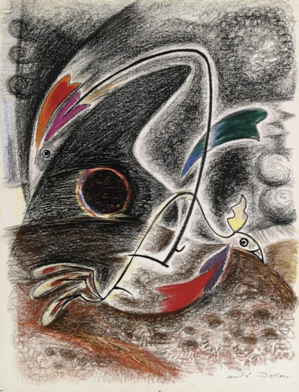 Combat d’oiseaux - André Masson 