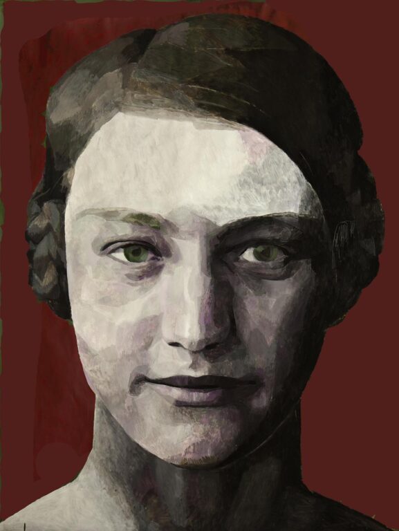 Portrait in Red (Twins Series) - Andrea Ventura 