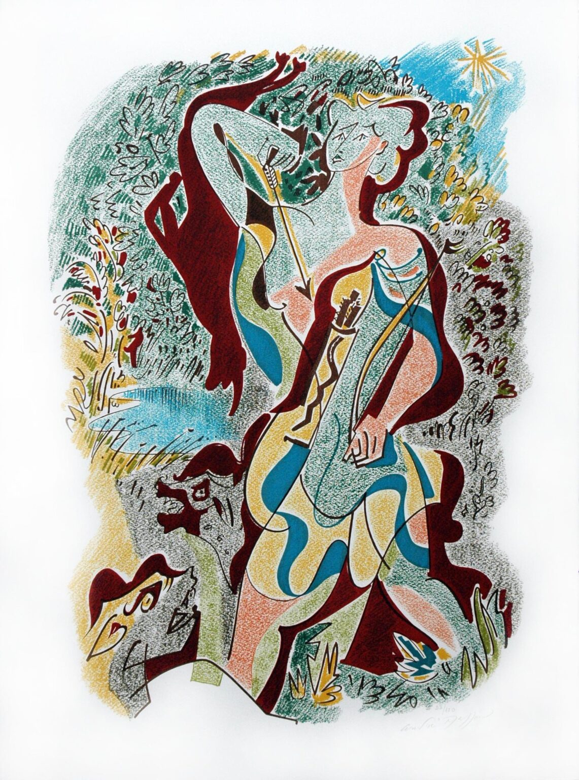 Ohne Titel (VI) - Andr&eacute; Masson 