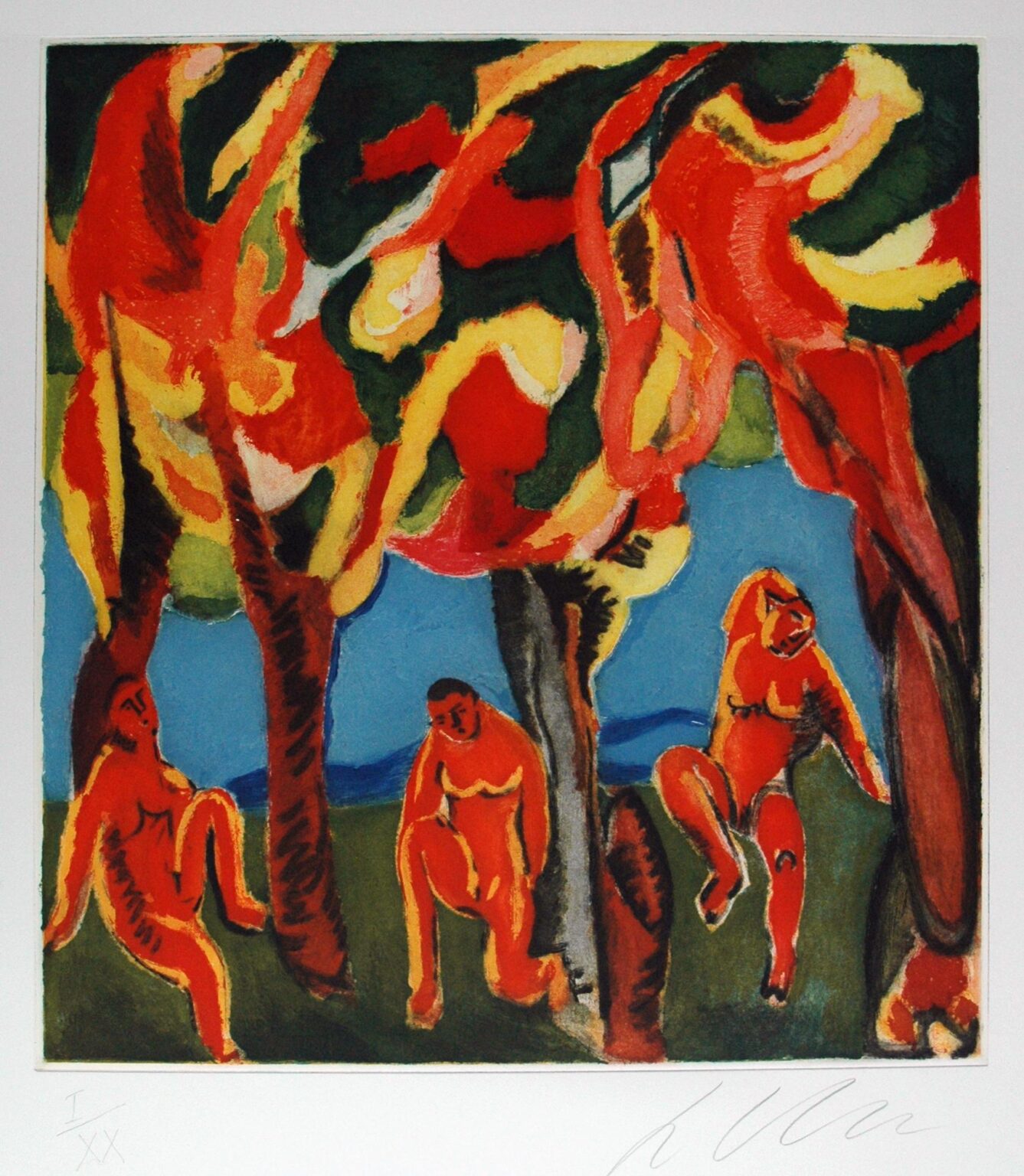 Sotto il Bosco rosso - Sandro Chia 