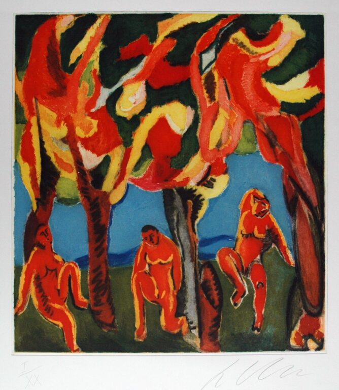 Sotto il Bosco rosso - Sandro Chia 