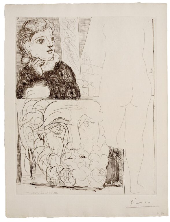 La bonne dans l’atelier de sculpture - Pablo Picasso 