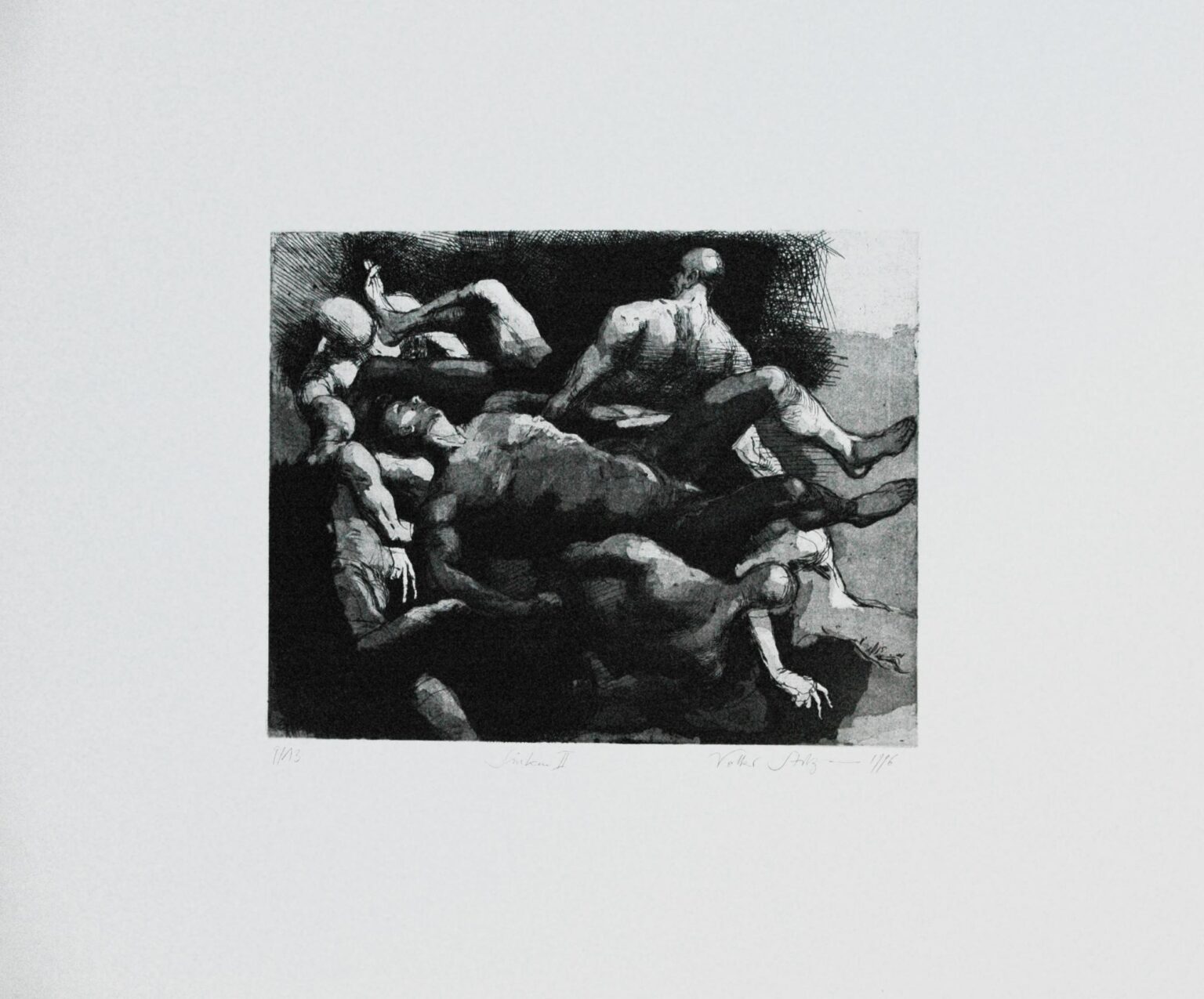 Sinken II, 8/13 - Volker Stelzmann 