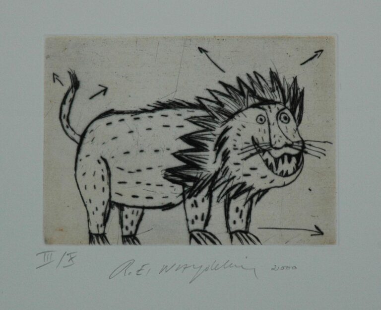 Ohne Titel (Löwe) - Raymond E. Waydelich 