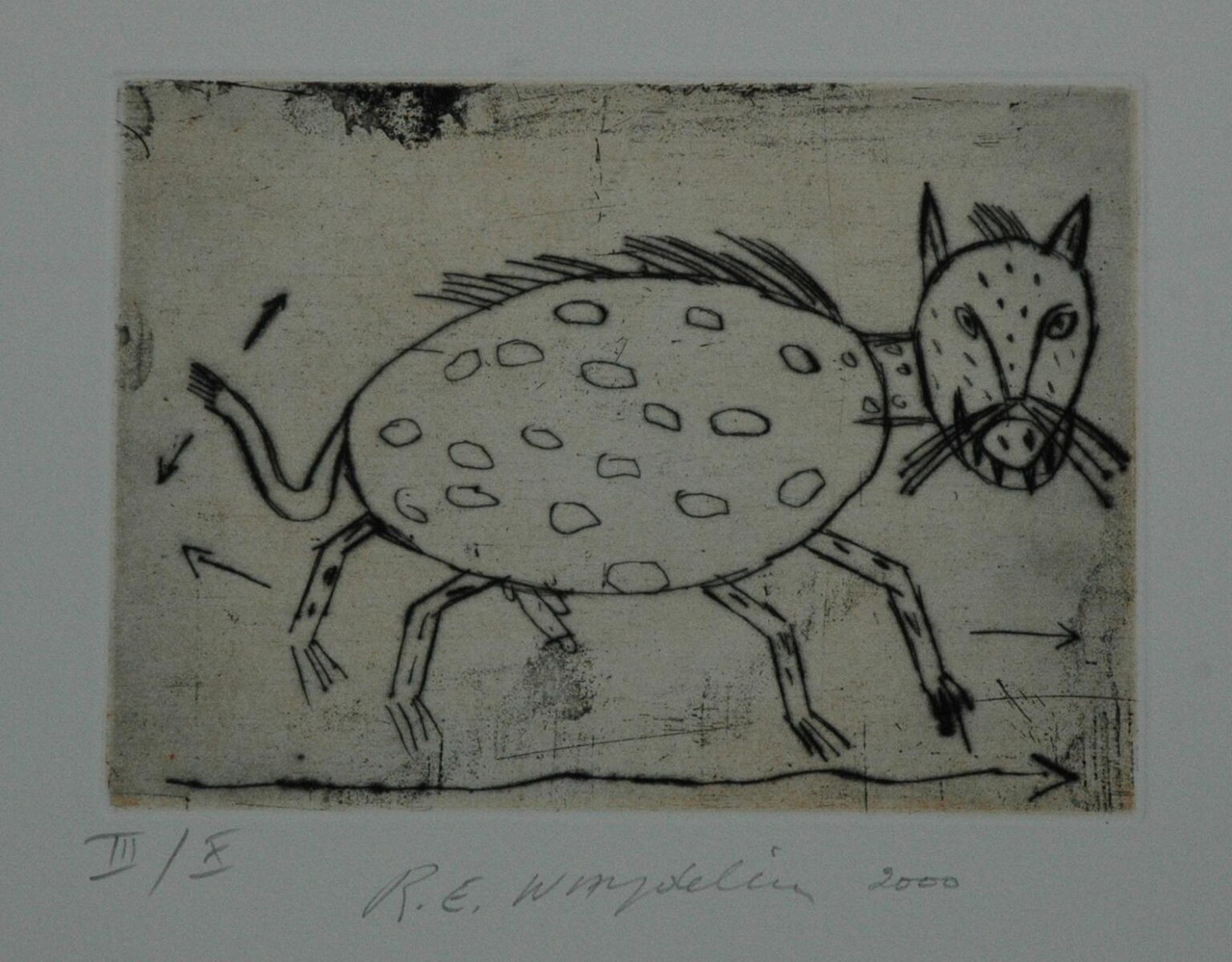 Ohne Titel (Leopard) - Raymond E. Waydelich 