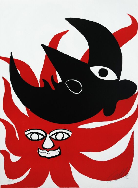 Rouge et Noir - Alexander Calder 