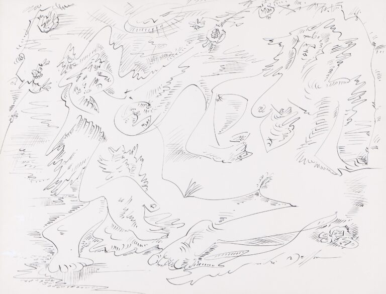 Femmes, Soleil et Grenades - André Masson 