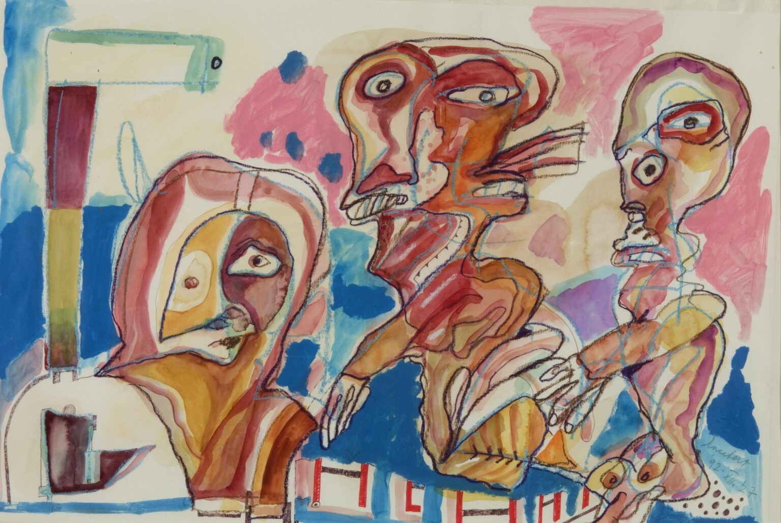 Ohne Titel, 92.VII.27 - Lucebert 