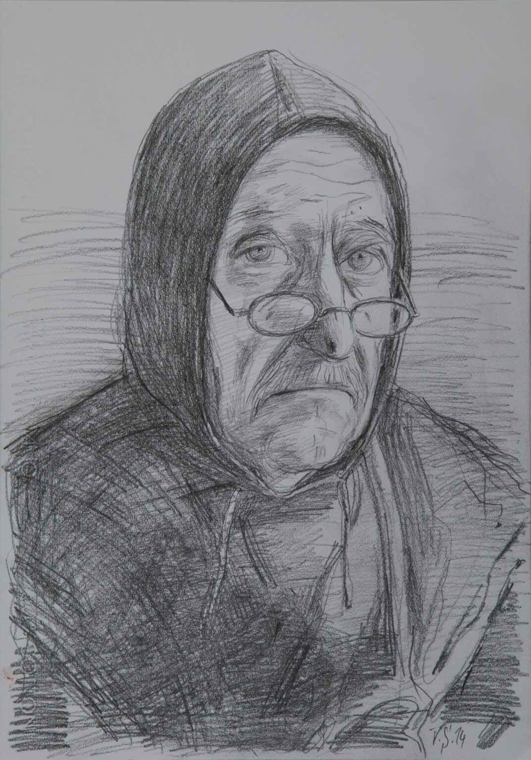 Selbst mit Kapuze - Volker Stelzmann 