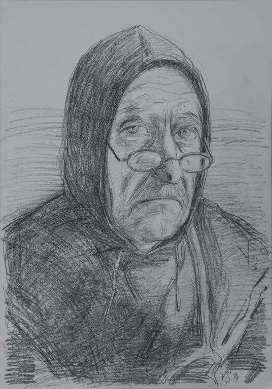 Selbst mit Kapuze - Volker Stelzmann 