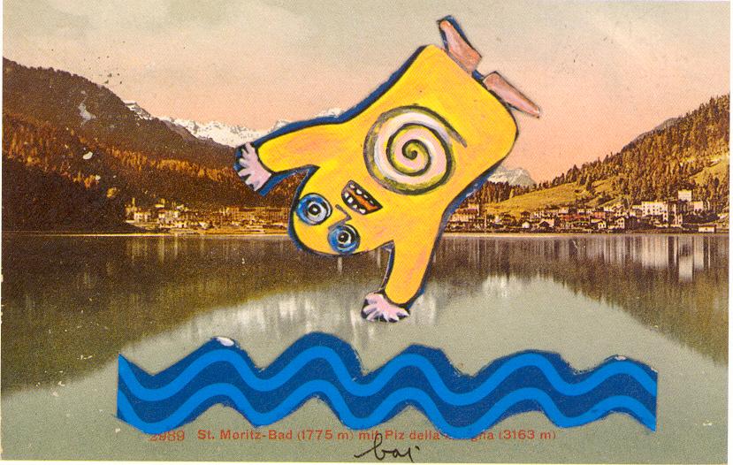 St. Moritz-Bad - Enrico Baj 