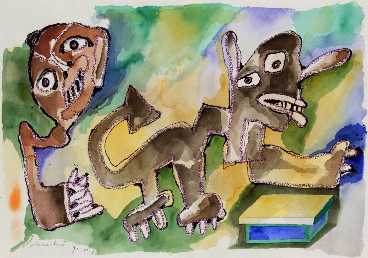 Ohne Titel, 90.XI.2 - Lucebert 