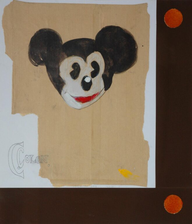 Mickey Mouse-Cristobal Colon - Eduardo Arroyo 