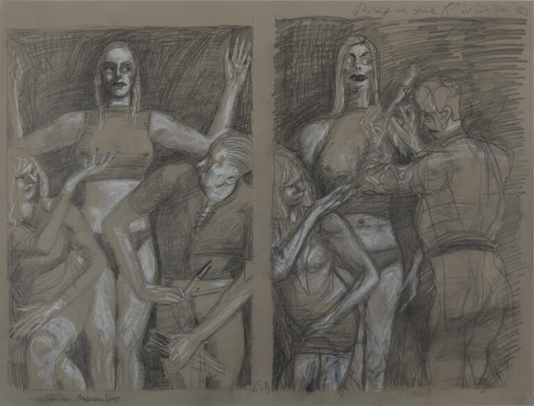 Zweimal: Die Göttin des Messerwerfers - Volker Stelzmann 