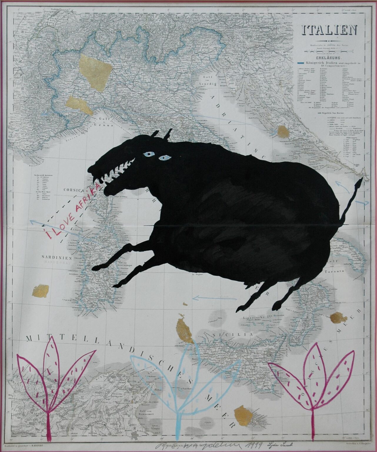 Gro&szlig;e Landkarte (Italien) - Raymond E. Waydelich 