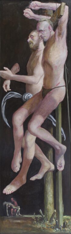 Die Schächer - Volker Stelzmann 