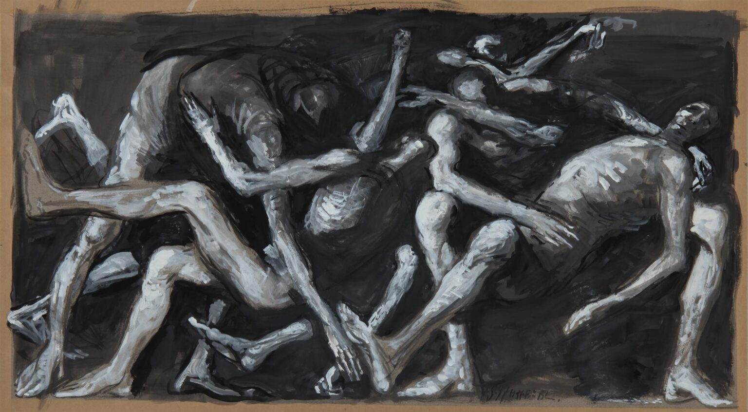 F&uuml;nf Figuren II - Volker Stelzmann 