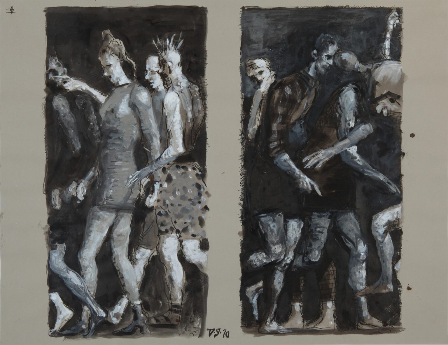 Zweimal Passagen - Volker Stelzmann 