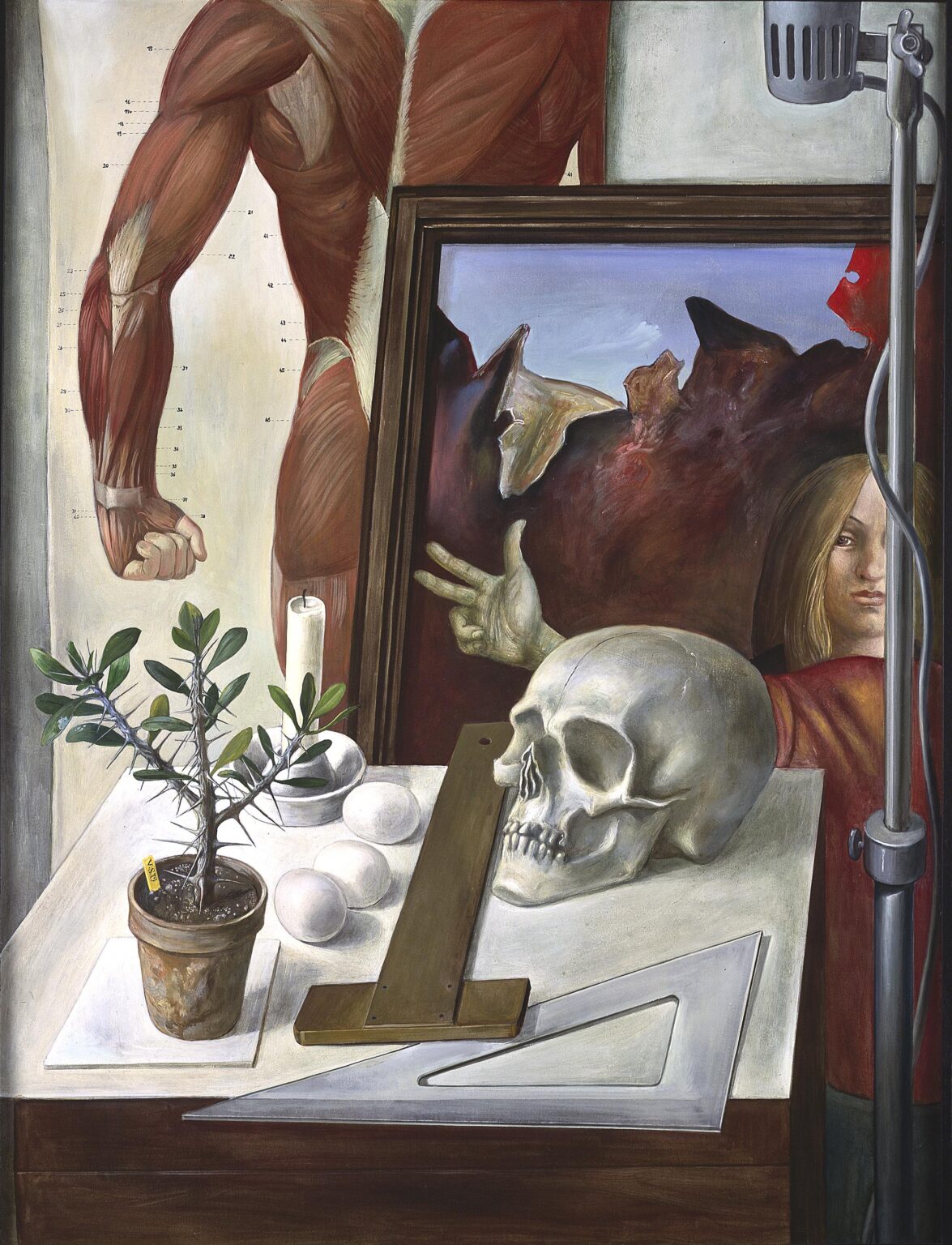 Atelierstilleben I - Volker Stelzmann 