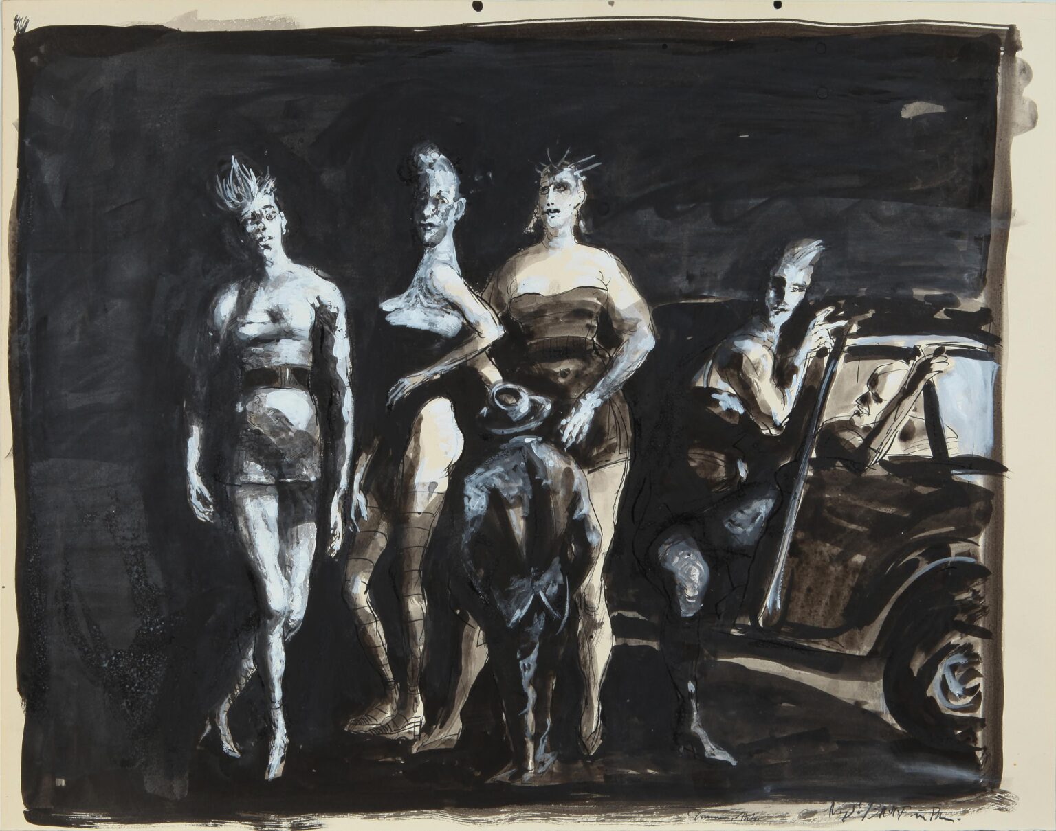 Damen, Auto - Volker Stelzmann 