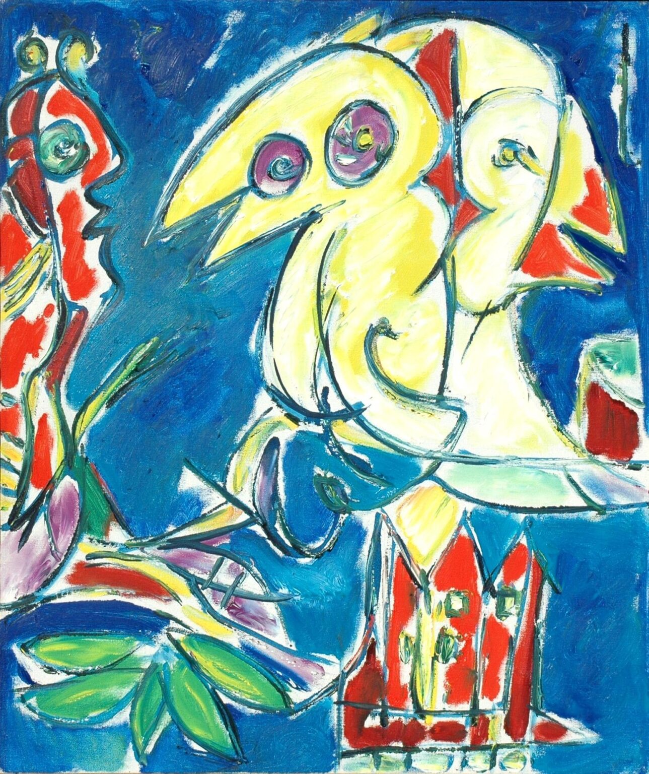 Bird Couple - Carl-Henning Pedersen 