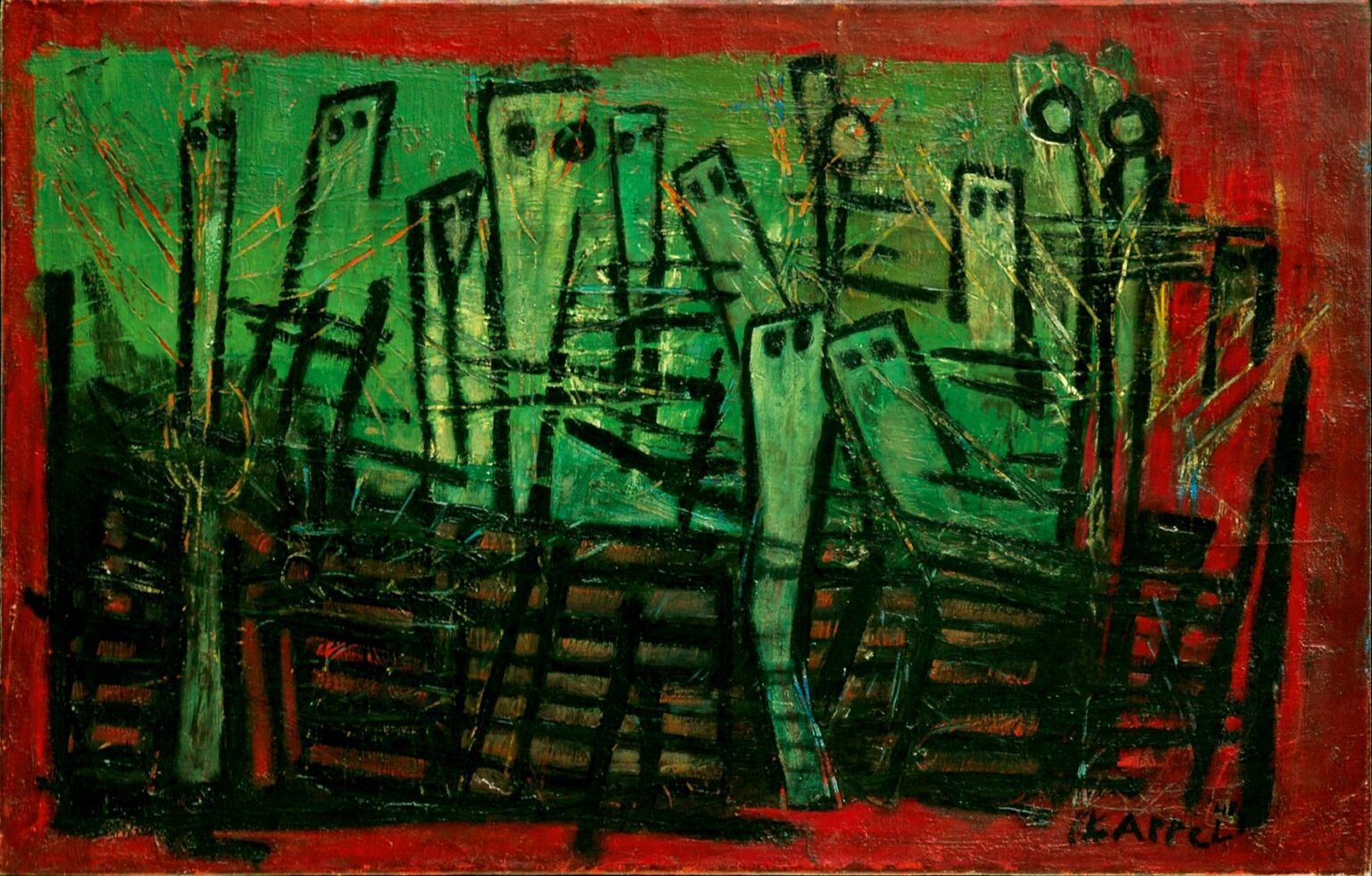 Begging Children - Karel Appel 