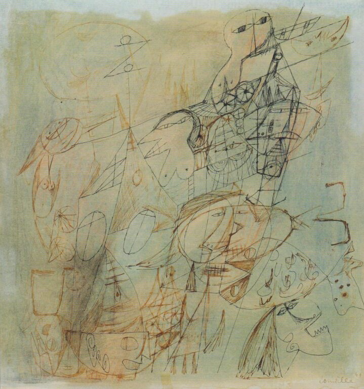 Komposition mit Figuren - Corneille 