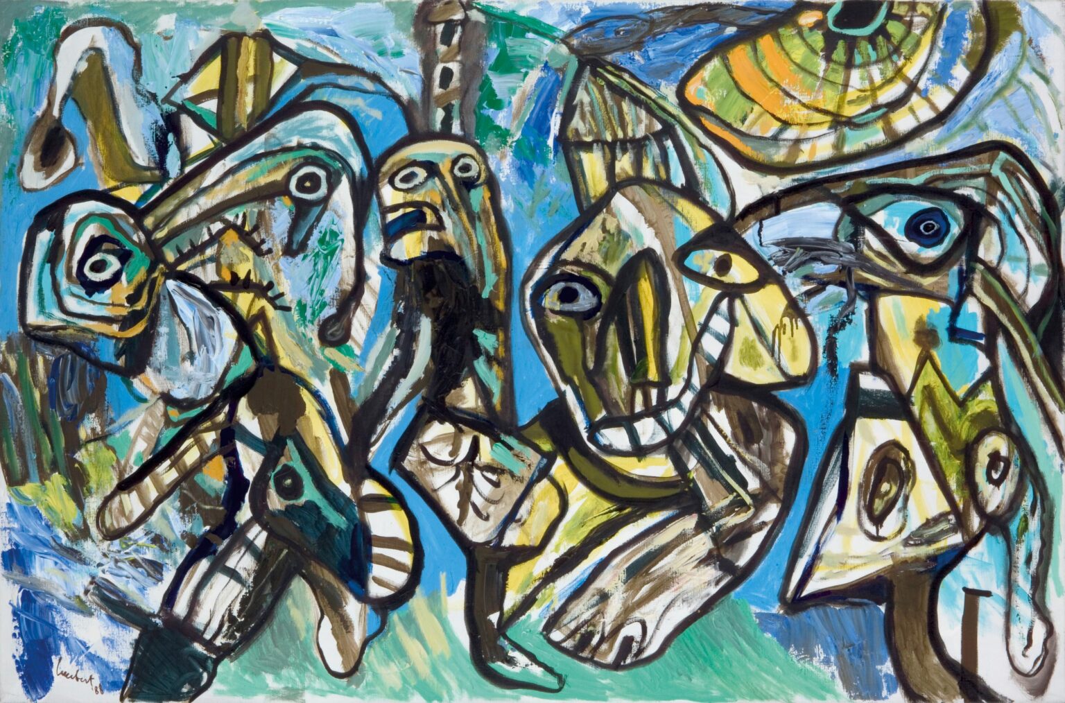 Dance Of the Infidels (Tanz der Ungl&uuml;cklichen) - Lucebert 