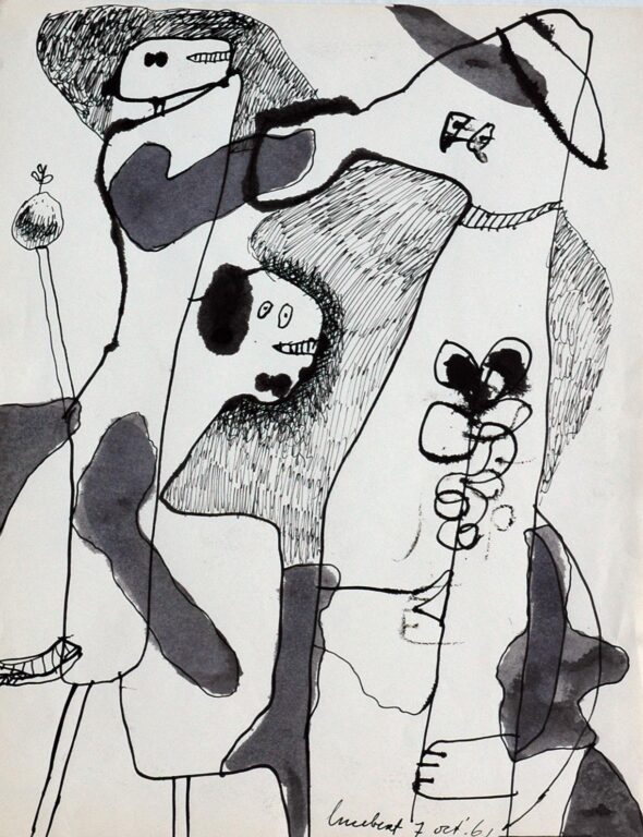 Ohne Titel, 7. oct. 61 - Lucebert 