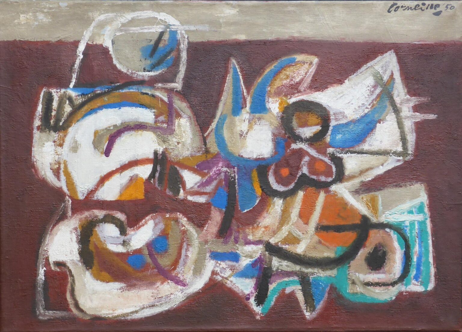 Couple et l&rsquo;oiseaux dans le d&eacute;sert - Corneille 