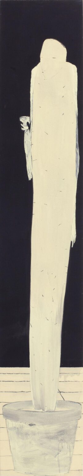 Figur mit Glas - Andreas Grunert 