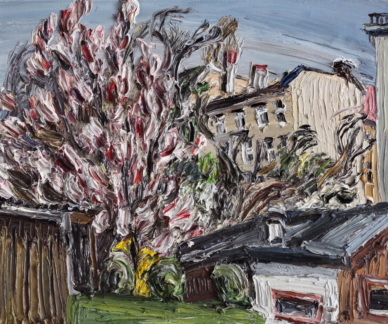 Magnolie und Schrebergarten - Christopher Lehmpfuhl 