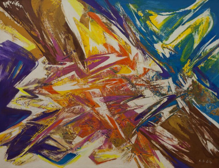 Giverny V/5 - Karl Otto Götz 