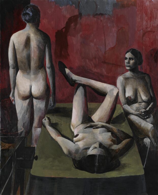 Interior with 3 Figures - Andrea Ventura 