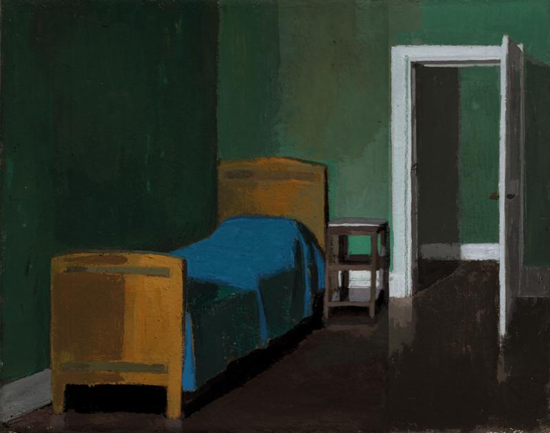 Hotel Room with blue Bed - Andrea Ventura 