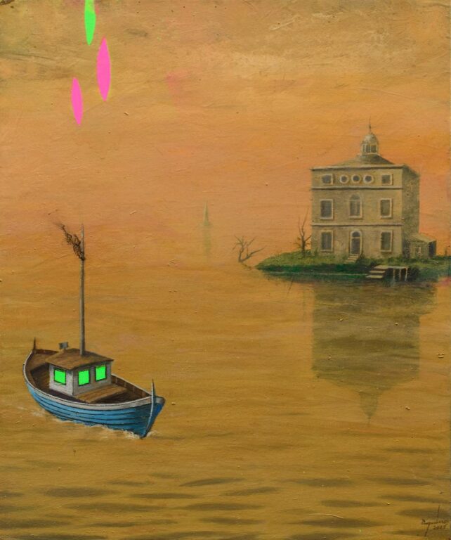 Huida en barco - José Enguídanos 